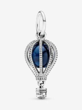 Pandora Blue Hot Air Balloon Travel Charm